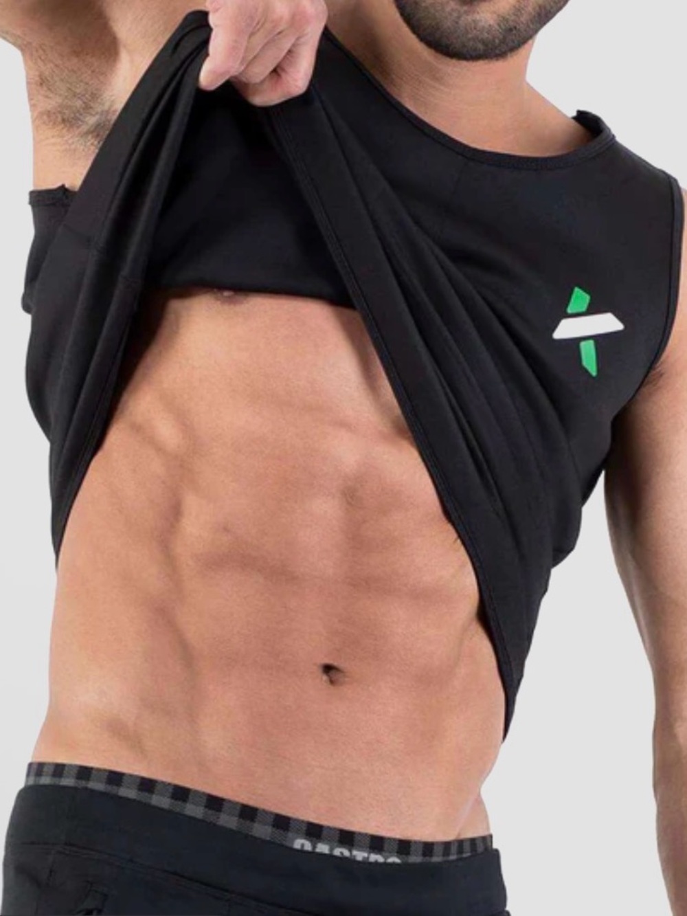 Kewlioo Men’s Sauna Vest Neoprene Compression Workout Tank / Black / NWT